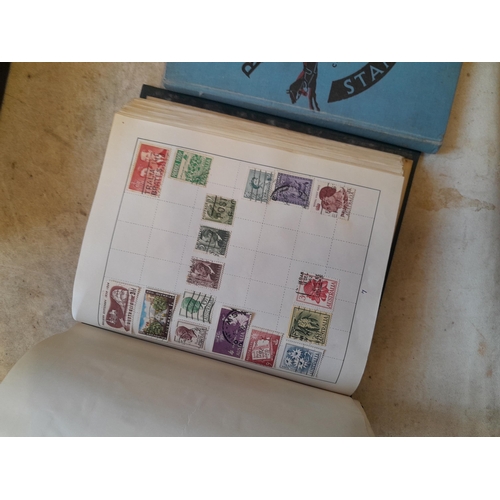 244 - 2 x stamp albums : Pelham album of mainly used a few unused, mainly mid 20th century circa 1050 onwa... 