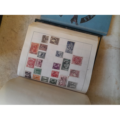 244 - 2 x stamp albums : Pelham album of mainly used a few unused, mainly mid 20th century circa 1050 onwa... 