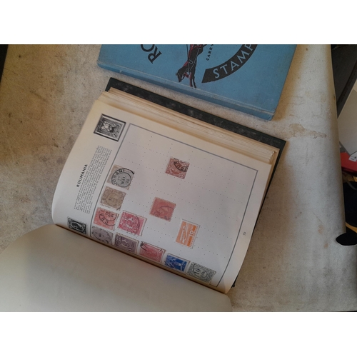 244 - 2 x stamp albums : Pelham album of mainly used a few unused, mainly mid 20th century circa 1050 onwa... 