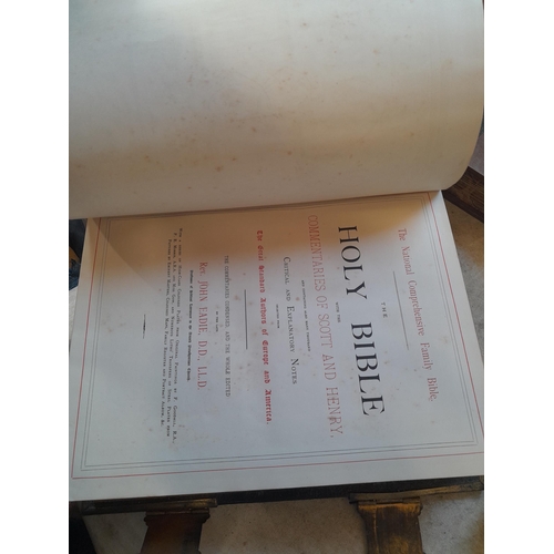 245 - 3 x volumes : 19th century religious including Family Bible