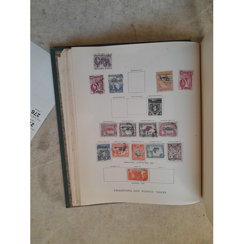 249 - Stamps in a sparsely filled New Age Stamp Album : in average condition, GB £1 Silver Wedding (sadly ... 