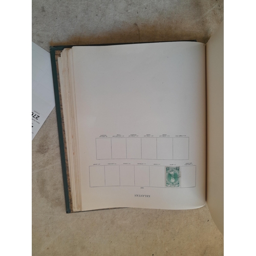 249 - Stamps in a sparsely filled New Age Stamp Album : in average condition, GB £1 Silver Wedding (sadly ... 