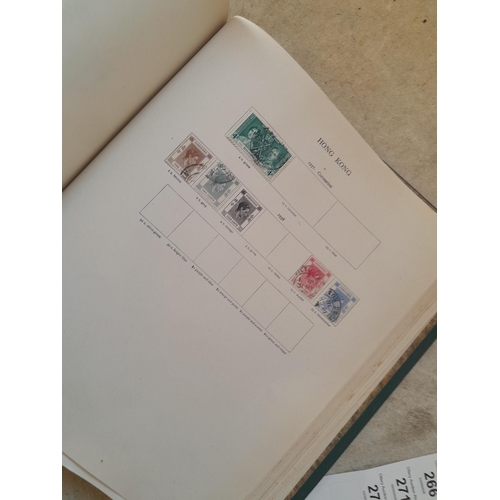 249 - Stamps in a sparsely filled New Age Stamp Album : in average condition, GB £1 Silver Wedding (sadly ... 