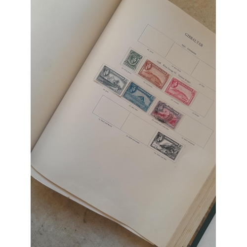 249 - Stamps in a sparsely filled New Age Stamp Album : in average condition, GB £1 Silver Wedding (sadly ... 