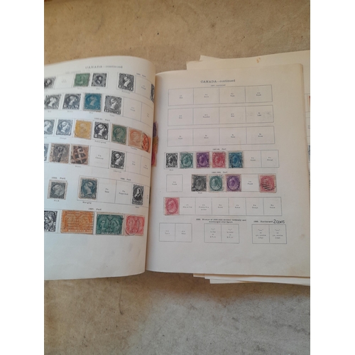 250 - A sparsely filled Ideal Commonwealth Album. an interesting album with earlier stamps sadly let down ... 