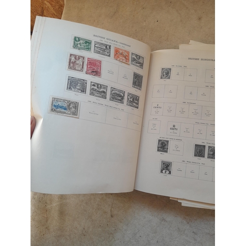 250 - A sparsely filled Ideal Commonwealth Album. an interesting album with earlier stamps sadly let down ... 