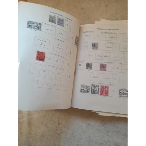 250 - A sparsely filled Ideal Commonwealth Album. an interesting album with earlier stamps sadly let down ... 