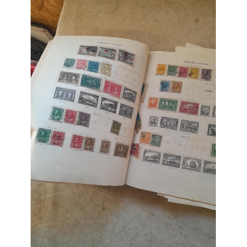 250 - A sparsely filled Ideal Commonwealth Album. an interesting album with earlier stamps sadly let down ... 