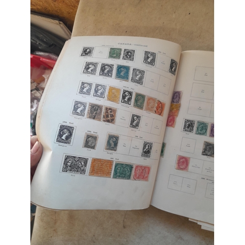 250 - A sparsely filled Ideal Commonwealth Album. an interesting album with earlier stamps sadly let down ... 