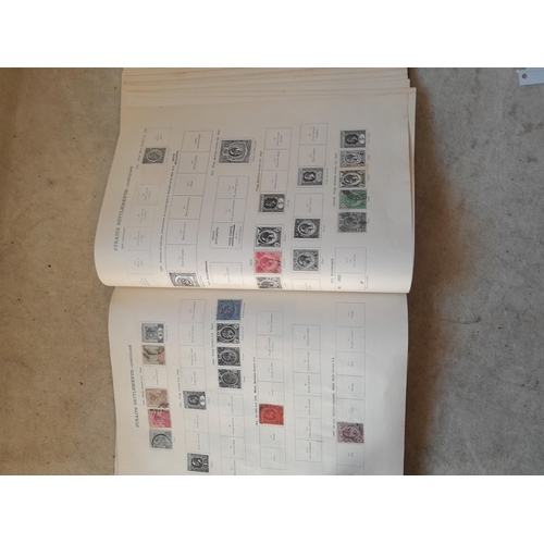 250 - A sparsely filled Ideal Commonwealth Album. an interesting album with earlier stamps sadly let down ... 