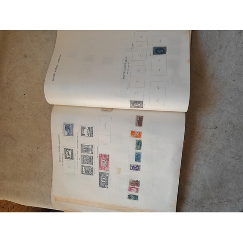 250 - A sparsely filled Ideal Commonwealth Album. an interesting album with earlier stamps sadly let down ... 