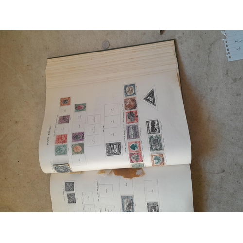 250 - A sparsely filled Ideal Commonwealth Album. an interesting album with earlier stamps sadly let down ... 