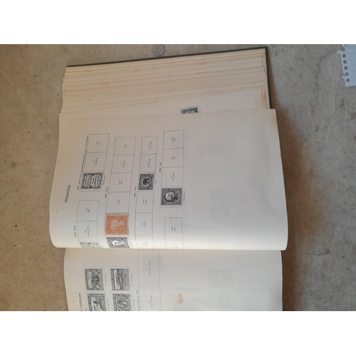 250 - A sparsely filled Ideal Commonwealth Album. an interesting album with earlier stamps sadly let down ... 