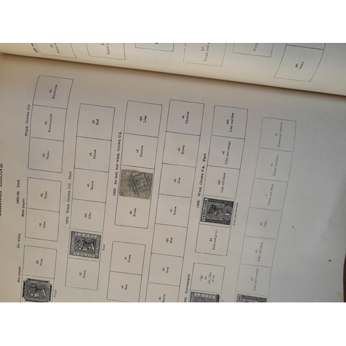 250 - A sparsely filled Ideal Commonwealth Album. an interesting album with earlier stamps sadly let down ... 