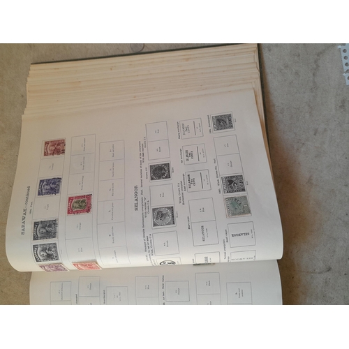 250 - A sparsely filled Ideal Commonwealth Album. an interesting album with earlier stamps sadly let down ... 