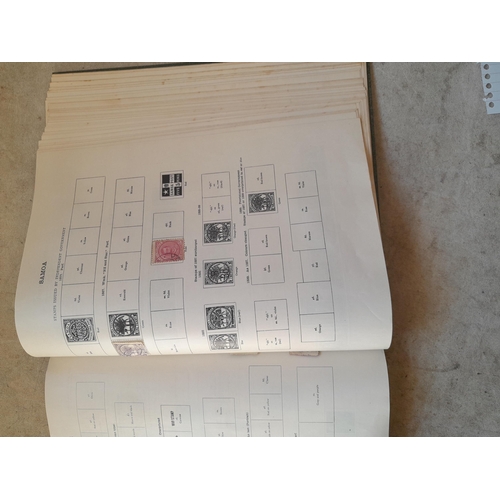 250 - A sparsely filled Ideal Commonwealth Album. an interesting album with earlier stamps sadly let down ... 