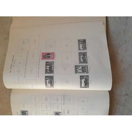 250 - A sparsely filled Ideal Commonwealth Album. an interesting album with earlier stamps sadly let down ... 