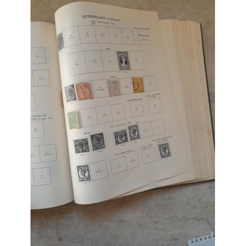 250 - A sparsely filled Ideal Commonwealth Album. an interesting album with earlier stamps sadly let down ... 