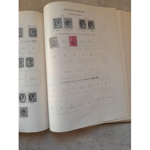 250 - A sparsely filled Ideal Commonwealth Album. an interesting album with earlier stamps sadly let down ... 