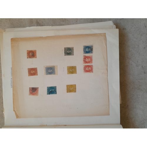 250 - A sparsely filled Ideal Commonwealth Album. an interesting album with earlier stamps sadly let down ... 