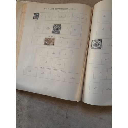 250 - A sparsely filled Ideal Commonwealth Album. an interesting album with earlier stamps sadly let down ... 