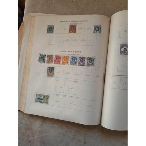 250 - A sparsely filled Ideal Commonwealth Album. an interesting album with earlier stamps sadly let down ... 