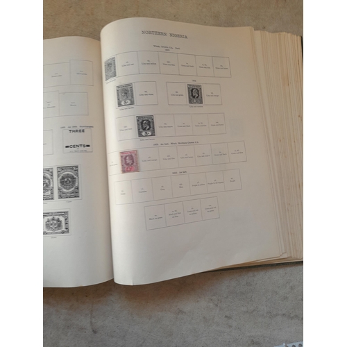 250 - A sparsely filled Ideal Commonwealth Album. an interesting album with earlier stamps sadly let down ... 