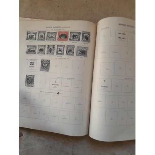 250 - A sparsely filled Ideal Commonwealth Album. an interesting album with earlier stamps sadly let down ... 