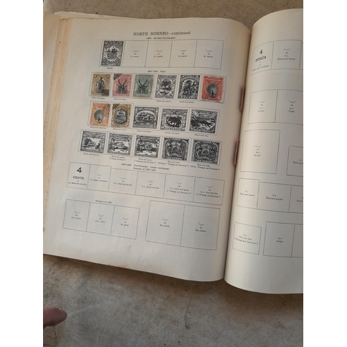 250 - A sparsely filled Ideal Commonwealth Album. an interesting album with earlier stamps sadly let down ... 