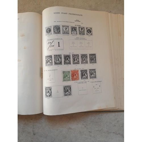 250 - A sparsely filled Ideal Commonwealth Album. an interesting album with earlier stamps sadly let down ... 