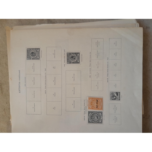 250 - A sparsely filled Ideal Commonwealth Album. an interesting album with earlier stamps sadly let down ... 