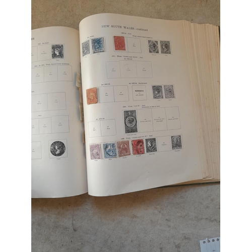 250 - A sparsely filled Ideal Commonwealth Album. an interesting album with earlier stamps sadly let down ... 