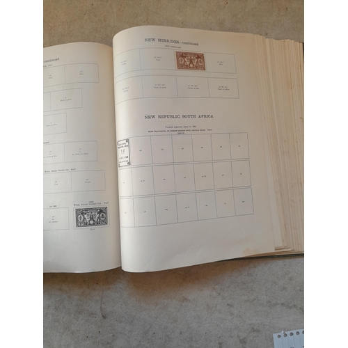 250 - A sparsely filled Ideal Commonwealth Album. an interesting album with earlier stamps sadly let down ... 