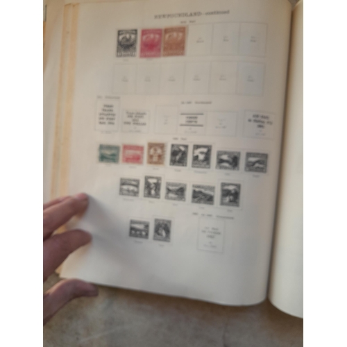 250 - A sparsely filled Ideal Commonwealth Album. an interesting album with earlier stamps sadly let down ... 