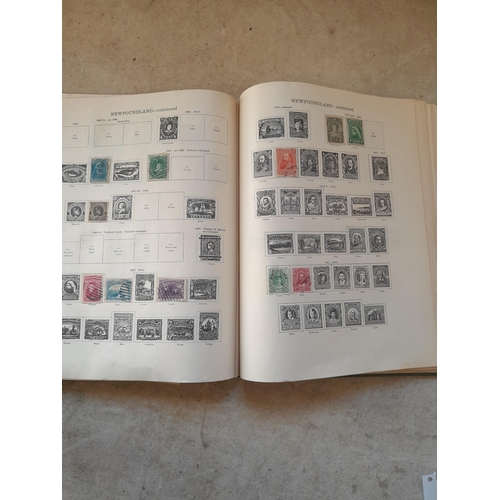 250 - A sparsely filled Ideal Commonwealth Album. an interesting album with earlier stamps sadly let down ... 