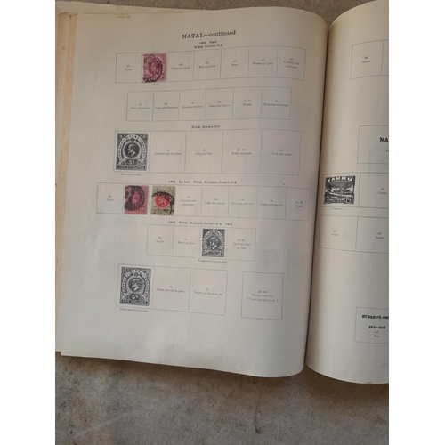 250 - A sparsely filled Ideal Commonwealth Album. an interesting album with earlier stamps sadly let down ... 