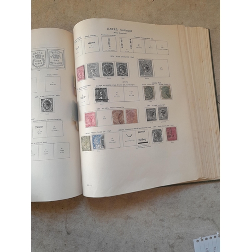 250 - A sparsely filled Ideal Commonwealth Album. an interesting album with earlier stamps sadly let down ... 