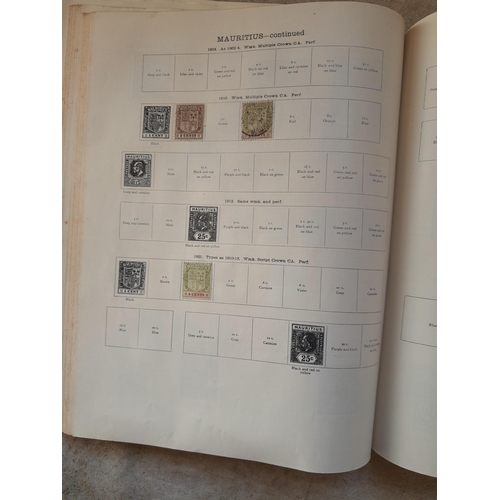 250 - A sparsely filled Ideal Commonwealth Album. an interesting album with earlier stamps sadly let down ... 