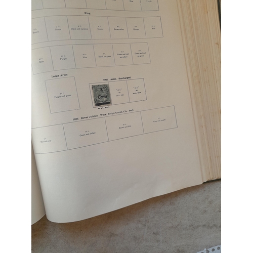 250 - A sparsely filled Ideal Commonwealth Album. an interesting album with earlier stamps sadly let down ... 