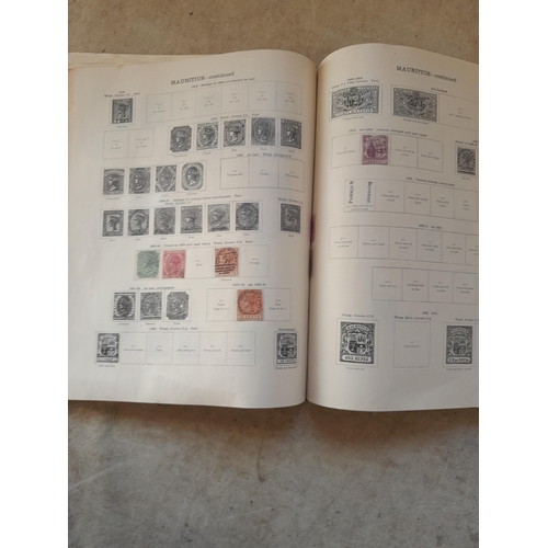 250 - A sparsely filled Ideal Commonwealth Album. an interesting album with earlier stamps sadly let down ... 