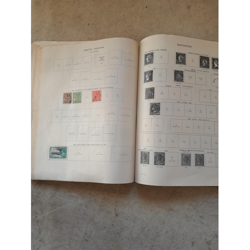 250 - A sparsely filled Ideal Commonwealth Album. an interesting album with earlier stamps sadly let down ... 