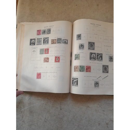 250 - A sparsely filled Ideal Commonwealth Album. an interesting album with earlier stamps sadly let down ... 