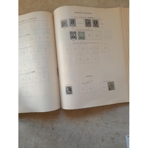 250 - A sparsely filled Ideal Commonwealth Album. an interesting album with earlier stamps sadly let down ... 