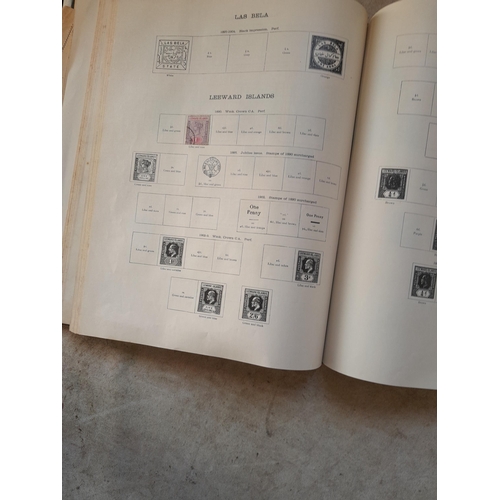 250 - A sparsely filled Ideal Commonwealth Album. an interesting album with earlier stamps sadly let down ... 