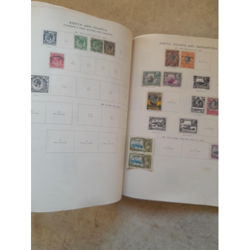 250 - A sparsely filled Ideal Commonwealth Album. an interesting album with earlier stamps sadly let down ... 