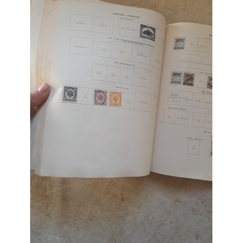 250 - A sparsely filled Ideal Commonwealth Album. an interesting album with earlier stamps sadly let down ... 