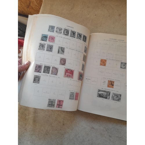 250 - A sparsely filled Ideal Commonwealth Album. an interesting album with earlier stamps sadly let down ... 