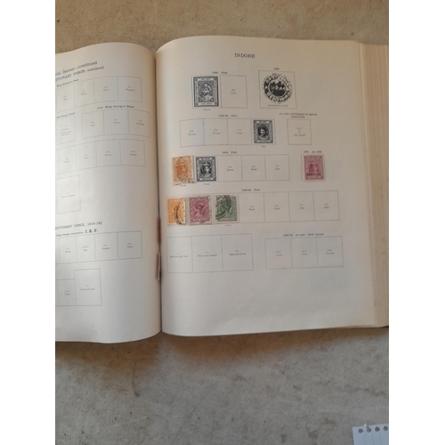 250 - A sparsely filled Ideal Commonwealth Album. an interesting album with earlier stamps sadly let down ... 