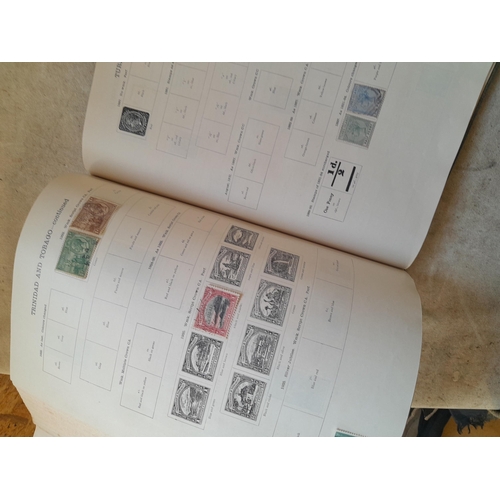 250 - A sparsely filled Ideal Commonwealth Album. an interesting album with earlier stamps sadly let down ... 