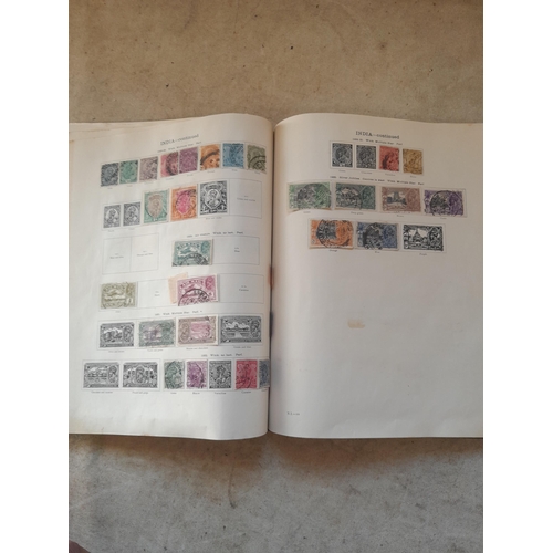 250 - A sparsely filled Ideal Commonwealth Album. an interesting album with earlier stamps sadly let down ... 